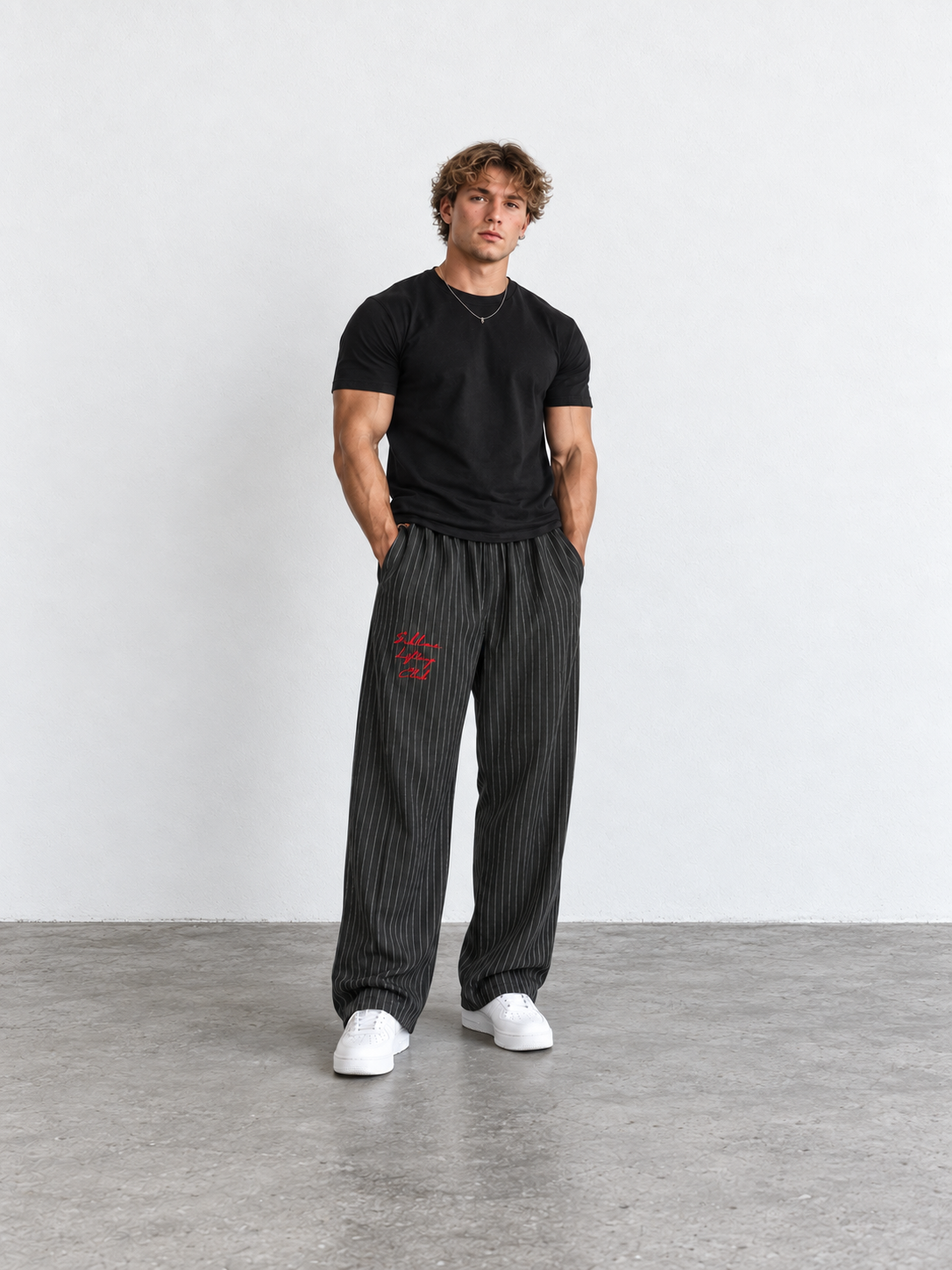 Men’s Sublime Lifting Division Striped Sweats