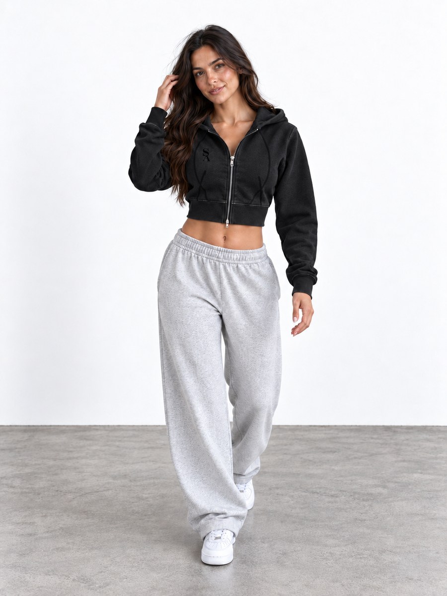 Women’s Lifting Club Crop-Hoodie