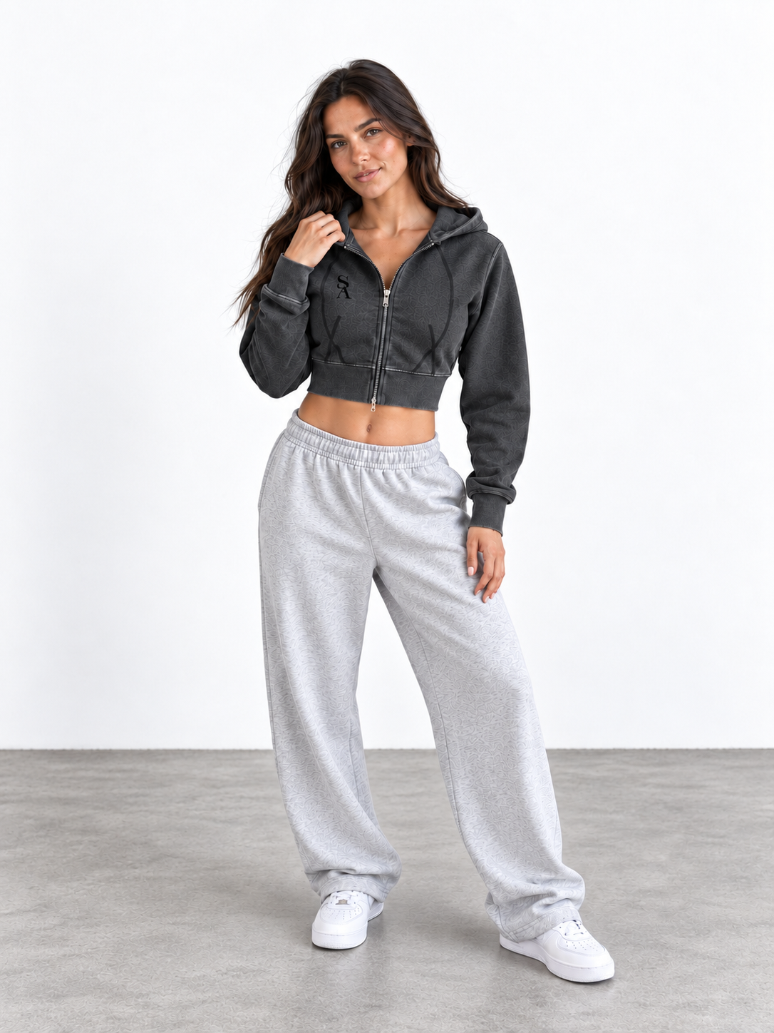 Women’s Lifting Club Crop-Hoodie