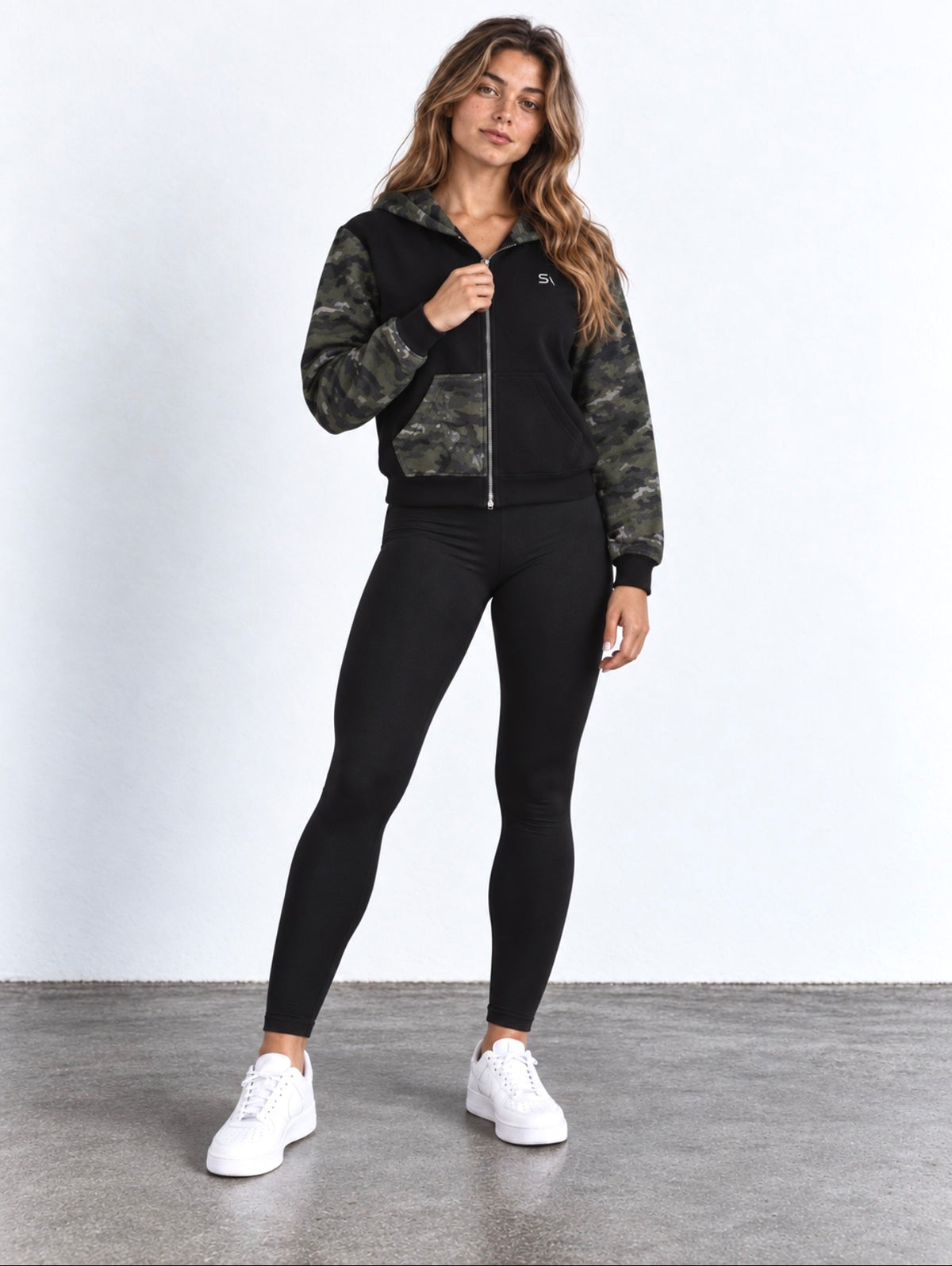 Women’s Camo Zip-Up
